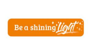 shining light button